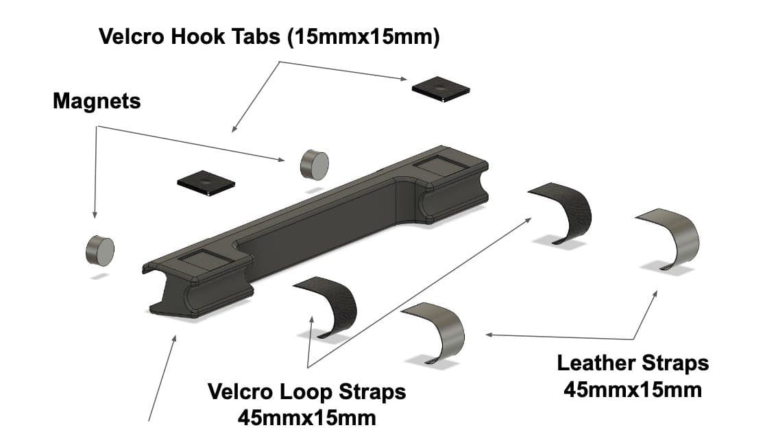 Exploded CAD diagram