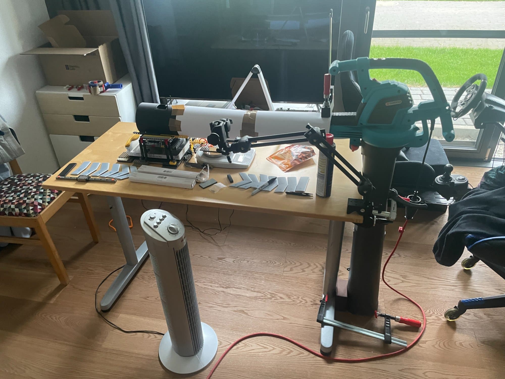 Full wind tunnel setup